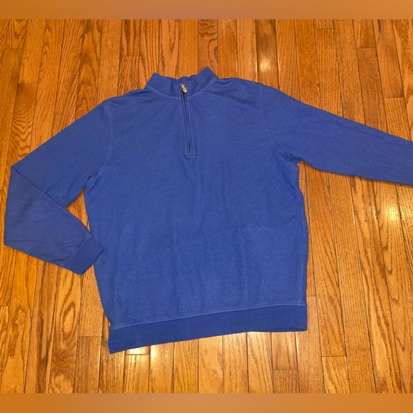 Peter Millar large blue 1/4 zip - Picture 1 of 3